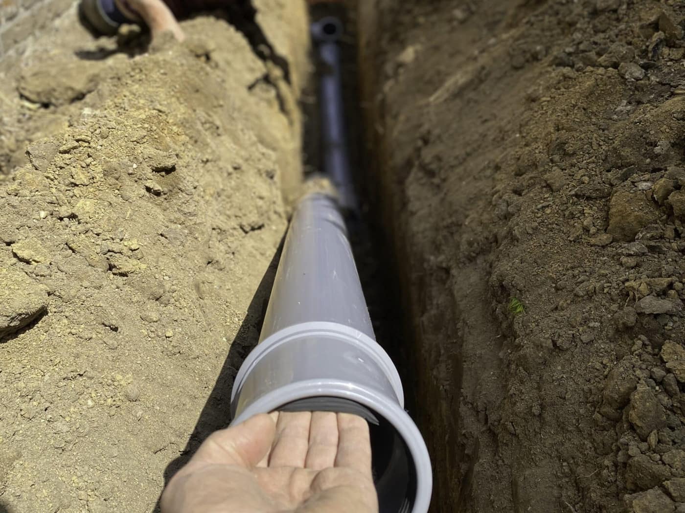 Sewer Line.