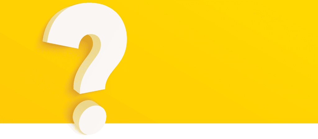 white question mark on a yellow background | Richardson, TX plumbing service FAQ