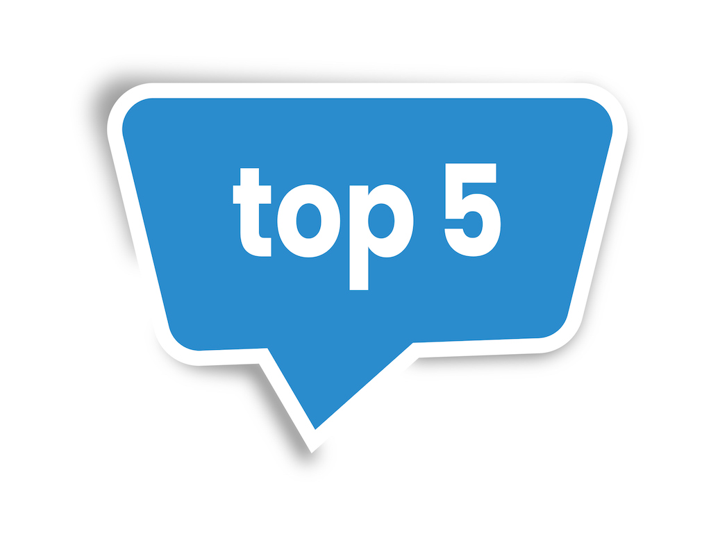Blue Top 5 tips speech bubble on white background. | Water Heater Expansion Tanks