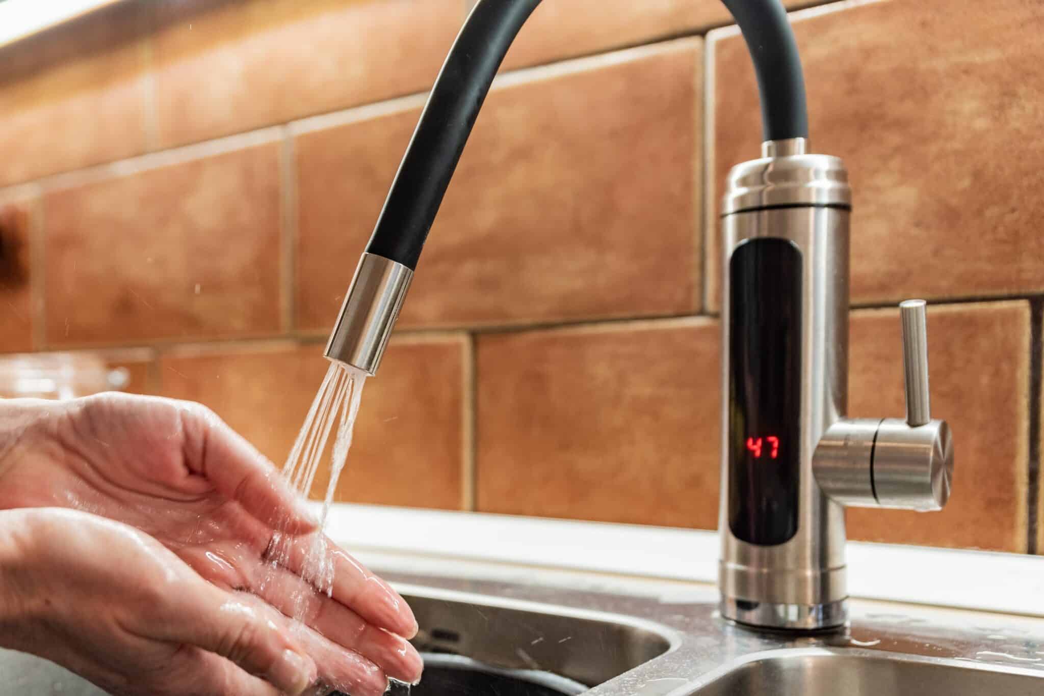 smart faucet.