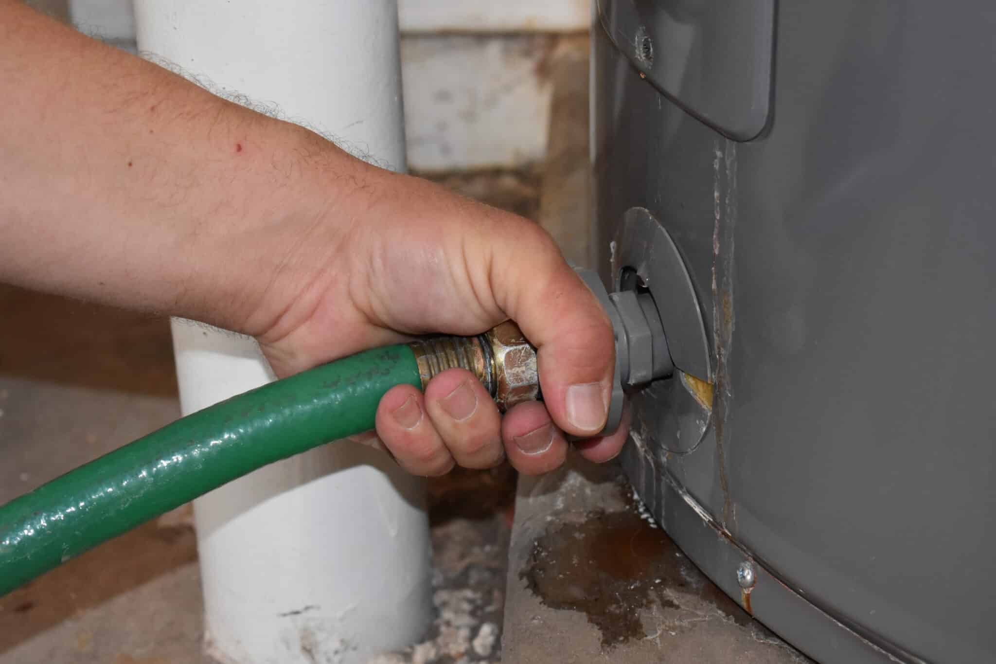 Drain the Water Heater, Plumbing System.