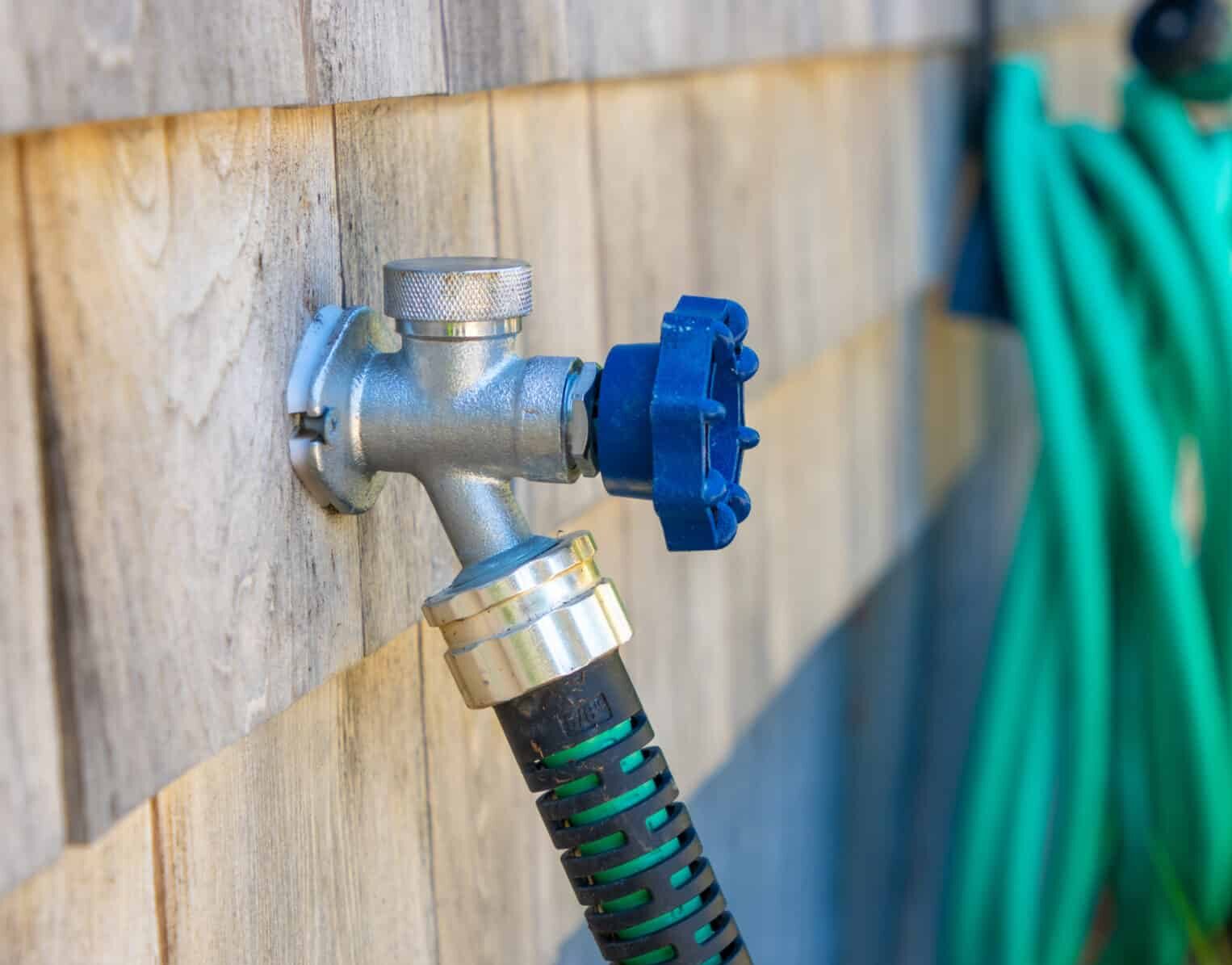 Shut off outdoor faucets and hose, Plumbing Leaks.