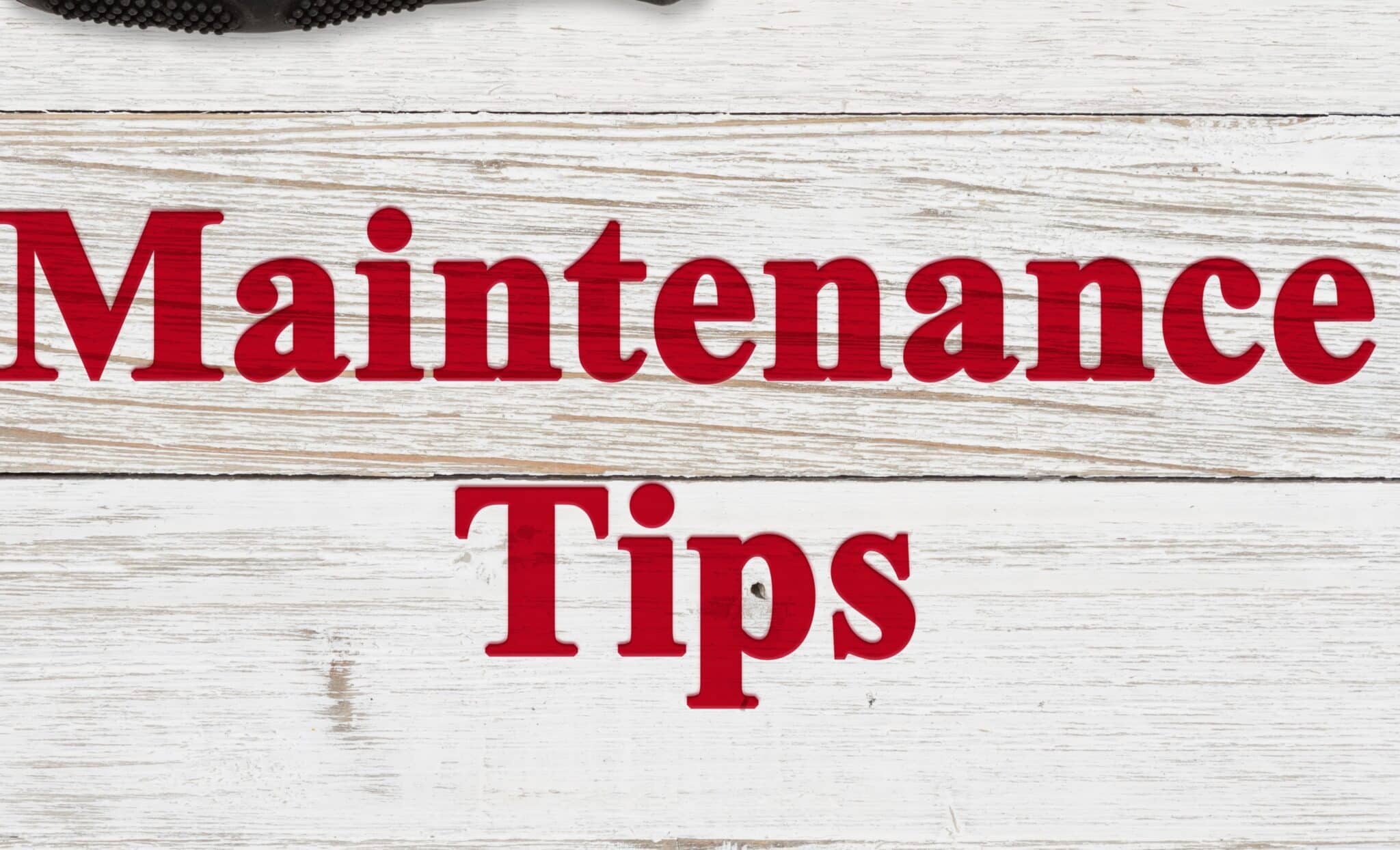 Maintenance Tips, Water Filtration.