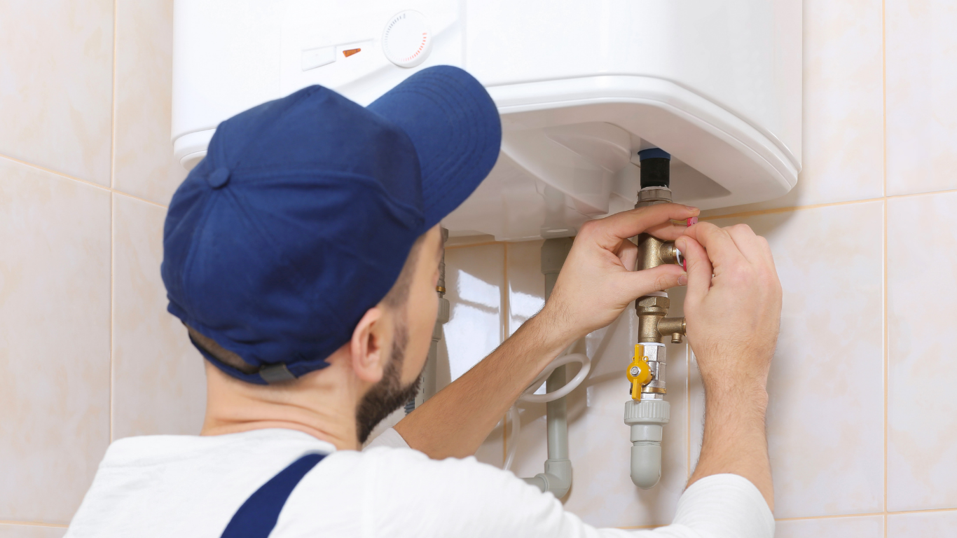 Tankless water heater repair services.