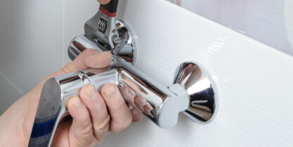 Shower valve replacement steps, pros recommend.