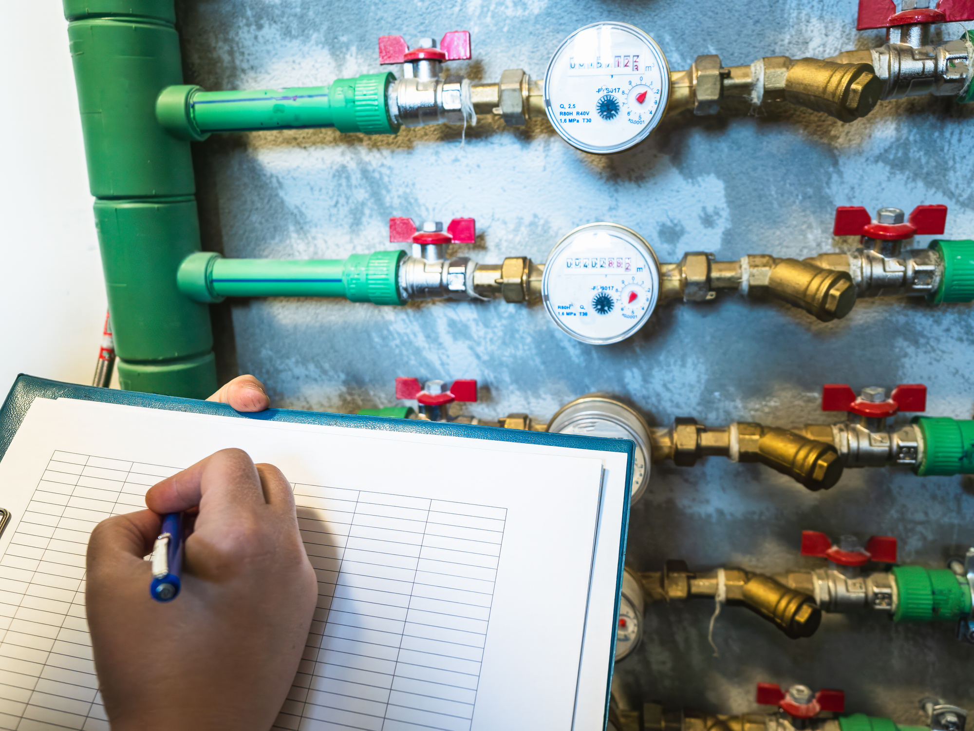 Backflow testing checks.
