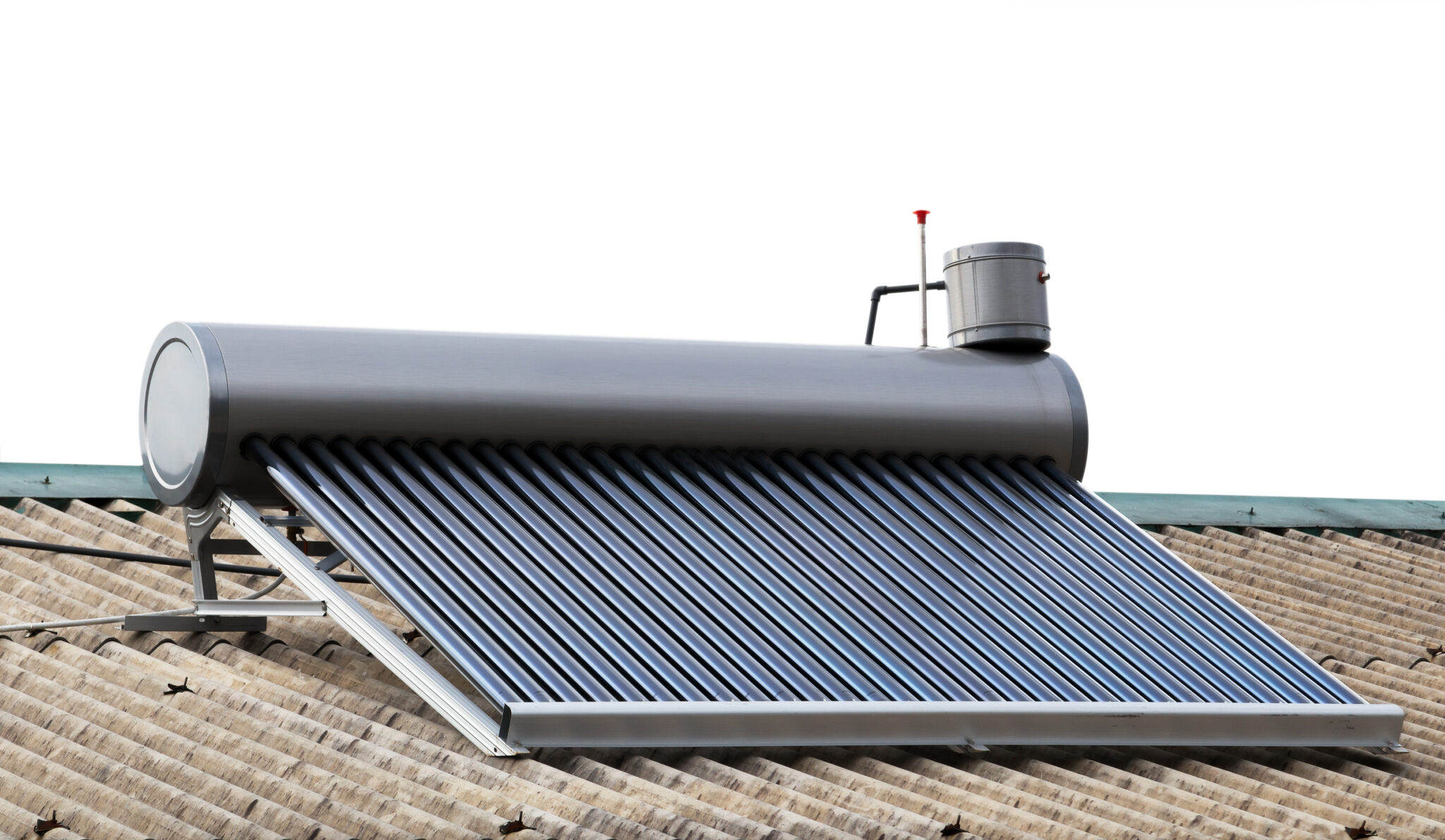 Roof solar water heater lifespan.