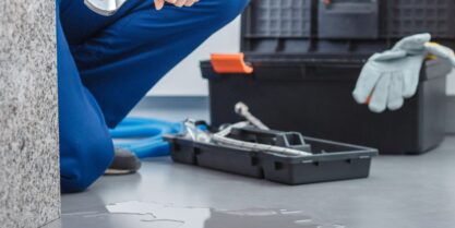 Slab leak repair.