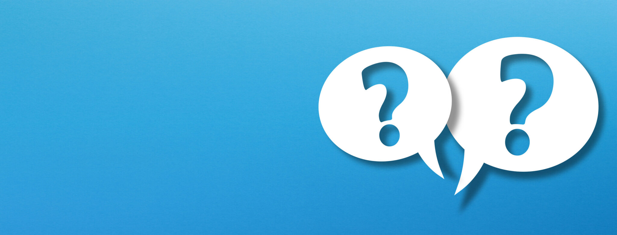 Dishwasher air gap frequently asked questions on a blue background.