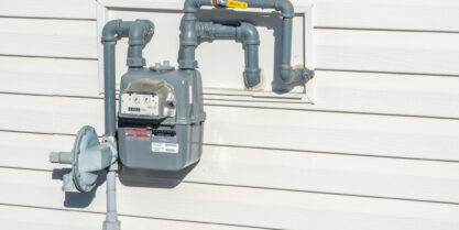 Gas line pressure test requirements in Plano, TX, homes.