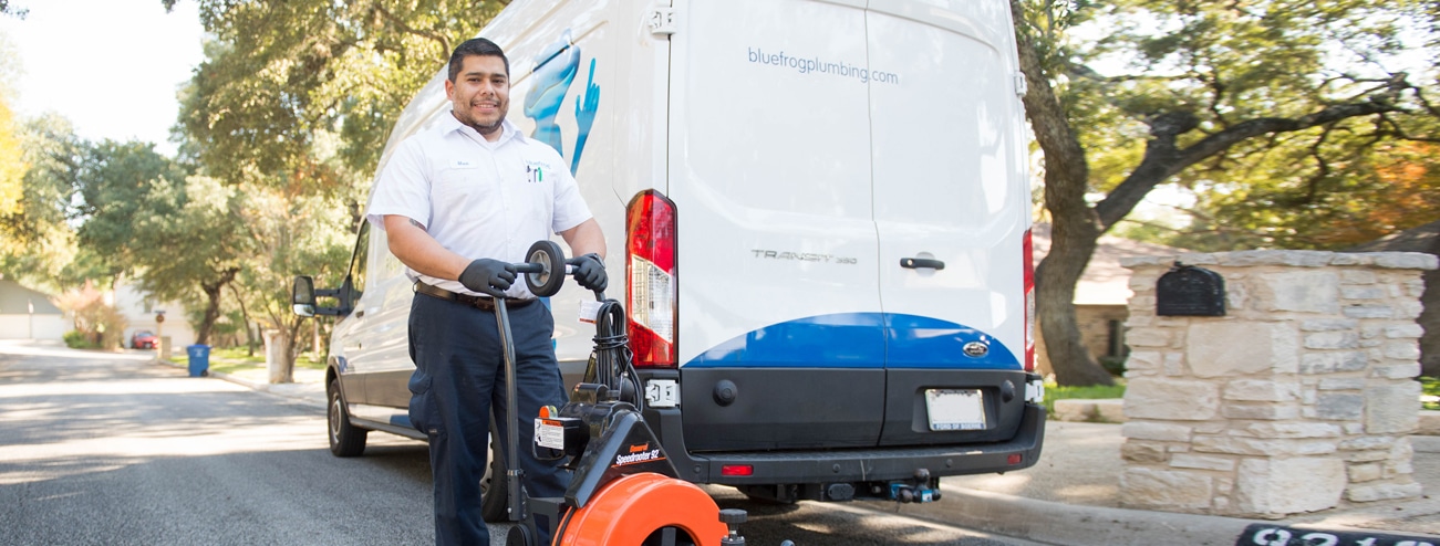 When to call a professional for a P Trap leak with bluefrog Plumbing + Drain of North Dallas.