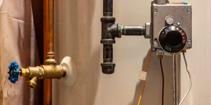Gas sediment trap.