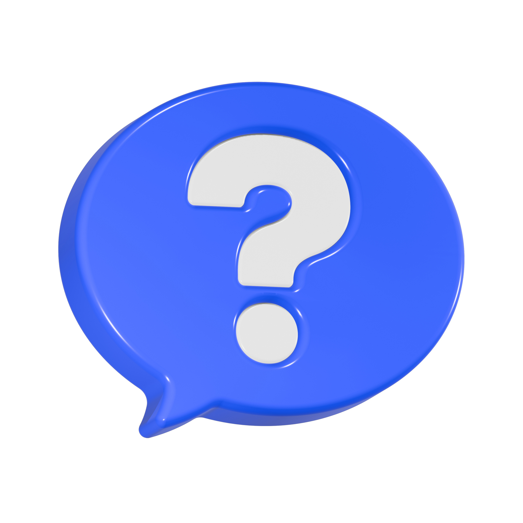 Blue question mark on a white background, introducing an explanation of what a toilet wax ring does.