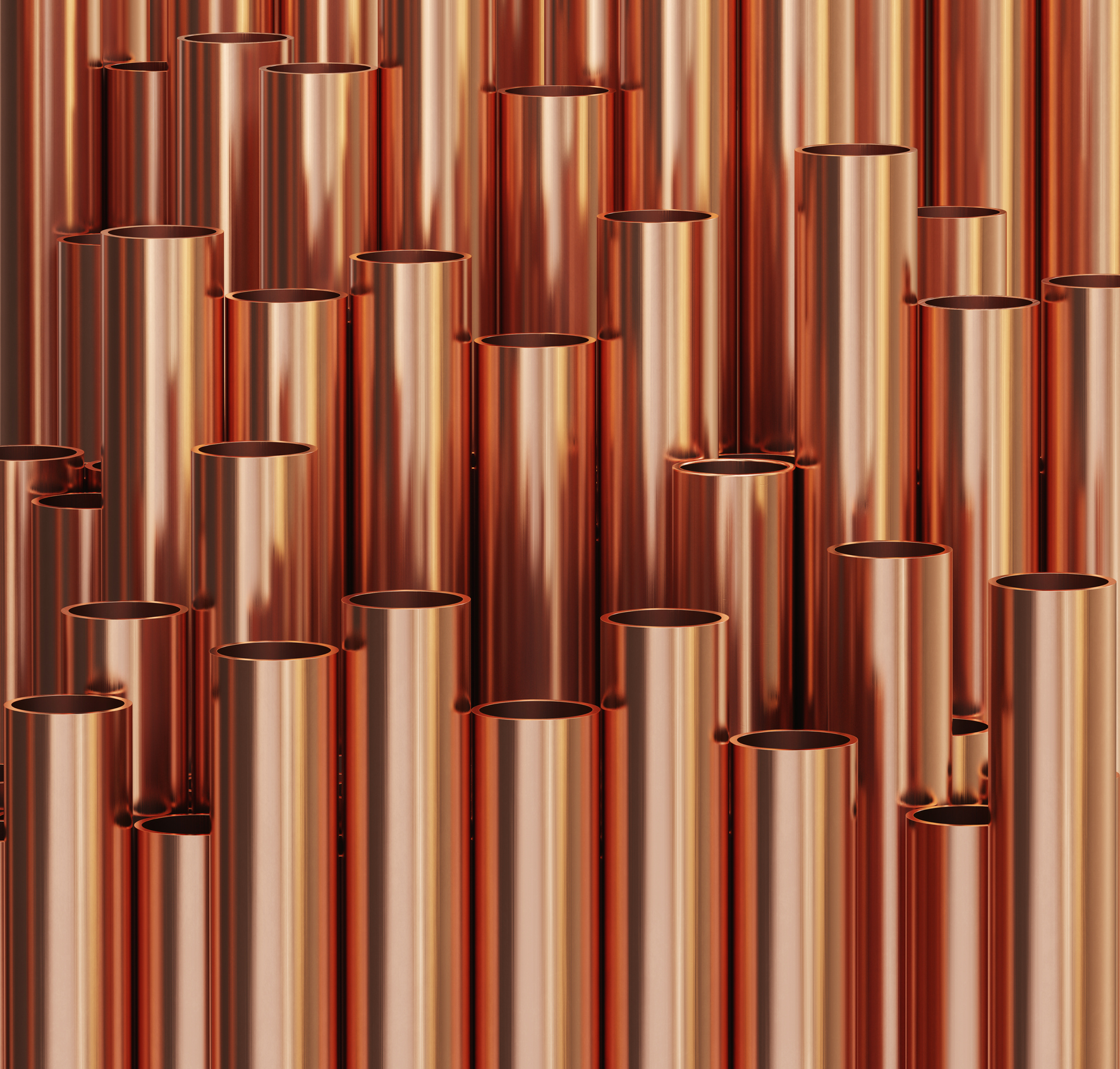 Copper repiping, copper rolled metal product.